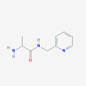 molecular formula C9H13N3O B14777892 2-amino-N-(pyridin-2-ylmethyl)propanamide 