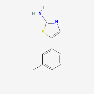 molecular formula C11H12N2S B14777903 5-(3,4-Dimethylphenyl)thiazol-2-amine 