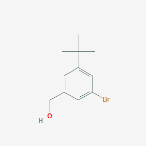 molecular formula C11H15BrO B14777977 (3-Bromo-5-(tert-butyl)phenyl)methanol 