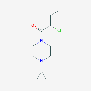 2-Chloro-1-(4-cyclopropylpiperazin-1-yl)butan-1-one
