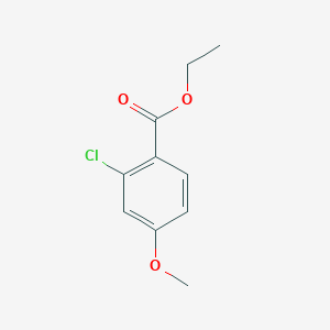 molecular formula C10H11ClO3 B14778023 Ethyl 2-chloro-4-methoxybenzoate 