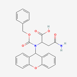 N2-((benzyloxy)carbonyl)-N2-(9H-xanthen-9-yl)-L-asparagine