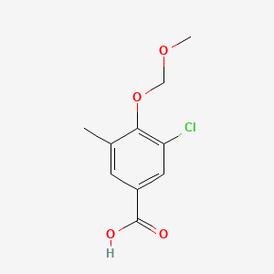 3-Chloro-4-(methoxymethoxy)-5-methylbenzoic acid