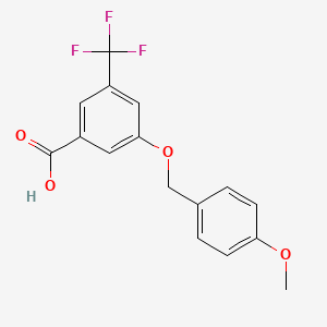 3-((4-Methoxybenzyl)oxy)-5-(trifluoromethyl)benzoic acid