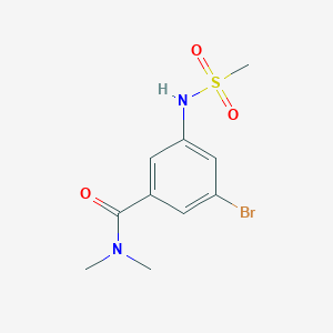 3-Bromo-N,N-dimethyl-5-(methylsulfonamido)benzamide