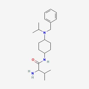 2-amino-N-[4-[benzyl(propan-2-yl)amino]cyclohexyl]-3-methylbutanamide