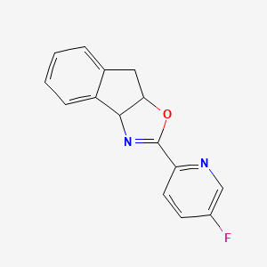 2-(5-fluoropyridin-2-yl)-4,8b-dihydro-3aH-indeno[1,2-d][1,3]oxazole