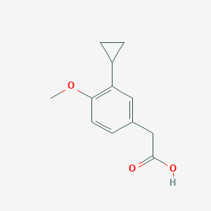 2-(3-Cyclopropyl-4-methoxyphenyl)acetic acid