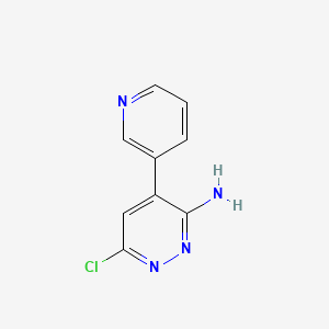 6-Chloro-4-pyridin-3-yl-pyridazin-3-ylamine