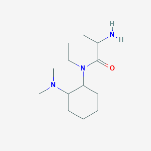 molecular formula C13H27N3O B14778164 2-Amino-N-((1S)-2-(dimethylamino)cyclohexyl)-N-ethylpropanamide 