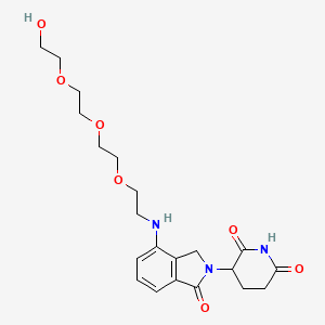 molecular formula C21H29N3O7 B14778169 Lenalidomide-PEG4-OH 