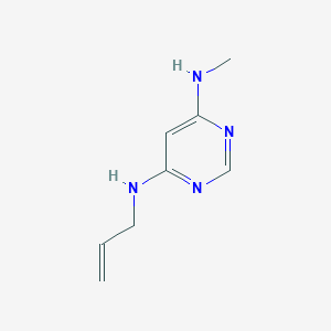 molecular formula C8H12N4 B1477818 N4-allyl-N6-methylpyrimidine-4,6-diamine CAS No. 1903104-81-3