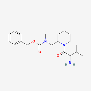 benzyl N-[[1-(2-amino-3-methylbutanoyl)piperidin-2-yl]methyl]-N-methylcarbamate