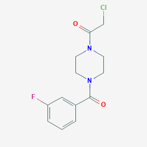 2-Chloro-1-(4-(3-fluorobenzoyl)piperazin-1-yl)ethanone