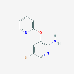 5-Bromo-3-(pyridin-2-yloxy)pyridin-2-amine