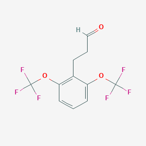 (2,6-Bis(trifluoromethoxy)phenyl)propanal