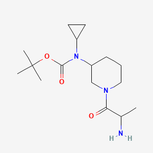 tert-Butyl ((S)-1-((S)-2-aminopropanoyl)piperidin-3-yl)(cyclopropyl)carbamate