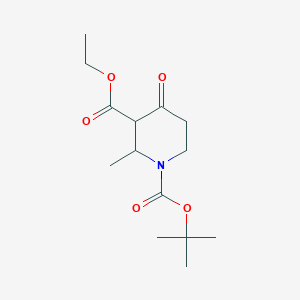 1-(1,1-Dimethylethyl) 3-ethyl 2-methyl-4-oxopiperidine-1,3-dicarboxylate