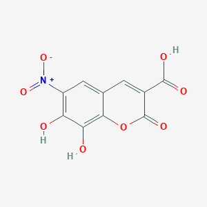 7,8-Dihydroxy-6-nitro-2-oxo-2h-chromene-3-carboxylic acid