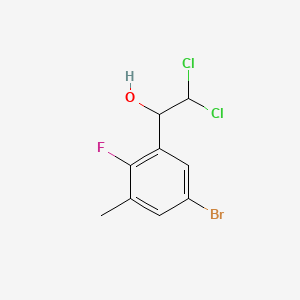 1-(5-Bromo-2-fluoro-3-methylphenyl)-2,2-dichloroethanol