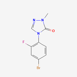 B1477845 4-(4-bromo-2-fluorophenyl)-1-methyl-1H-1,2,4-triazol-5(4H)-one CAS No. 1632497-60-9