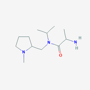 2-Amino-N-isopropyl-N-(((S)-1-methylpyrrolidin-2-yl)methyl)propanamide