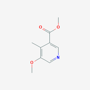 molecular formula C9H11NO3 B1477865 5-甲氧基-4-甲基烟酸甲酯 CAS No. 1378678-88-6