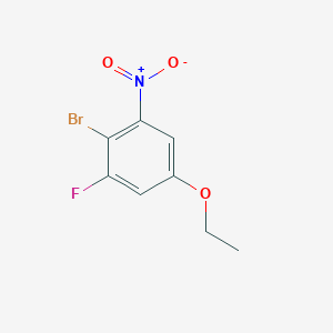 1-Bromo-4-ethoxy-2-fluoro-6-nitrobenzene