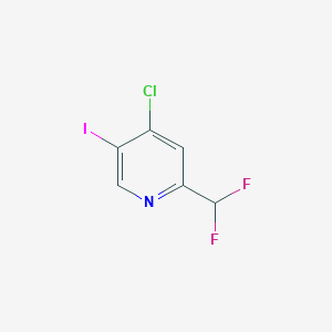 4-Chloro-2-(difluoromethyl)-5-iodopyridine