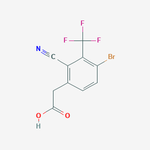 4-Bromo-2-cyano-3-(trifluoromethyl)phenylacetic acid