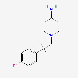 1-(2,2-Difluoro-2-(4-fluorophenyl)ethyl)piperidin-4-amine