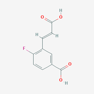 5-Carboxy-2-fluorocinnamic acid