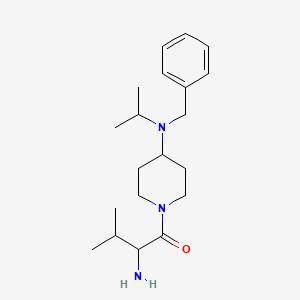 2-Amino-1-[4-[benzyl(propan-2-yl)amino]piperidin-1-yl]-3-methylbutan-1-one