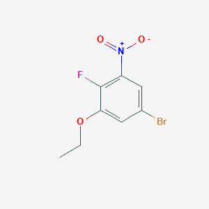 molecular formula C8H7BrFNO3 B1477887 1-Bromo-3-ethoxy-4-fluoro-5-nitrobenzene CAS No. 1807233-24-4