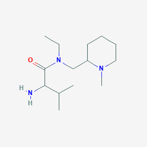 2-Amino-N-ethyl-3-methyl-N-(((S)-1-methylpiperidin-2-yl)methyl)butanamide