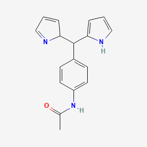 N-{4-[(1H-pyrrol-2-yl)(2H-pyrrol-2-yl)methyl]phenyl}acetamide