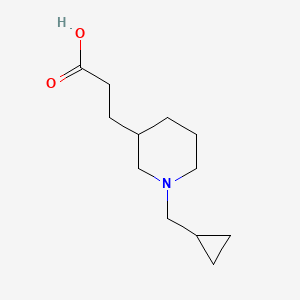 3-(1-(Cyclopropylmethyl)piperidin-3-yl)propanoic acid