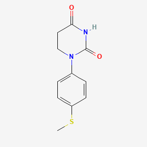 1-(4-Methylsulfanylphenyl)hexahydropyrimidine-2,4-dione