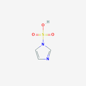 molecular formula C3H4N2O3S B14779027 Imidazole-1-sulfonic Acid 