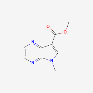 5-Methyl-5H-pyrrolo[2,3-b]pyrazine-7-carboxylic acid methyl ester