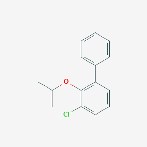 molecular formula C15H15ClO B14779039 3-Chloro-2-isopropoxy-1,1'-biphenyl 