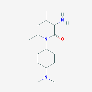 2-amino-N-[4-(dimethylamino)cyclohexyl]-N-ethyl-3-methylbutanamide