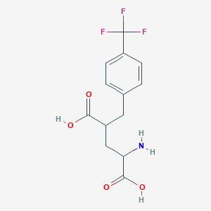 2-Amino-4-[[4-(trifluoromethyl)phenyl]methyl]pentanedioic acid