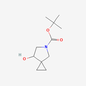 molecular formula C11H19NO3 B1477912 叔丁基 7-羟基-5-氮杂螺[2.4]庚烷-5-羧酸酯 CAS No. 1262407-85-1