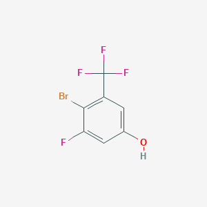 molecular formula C7H3BrF4O B1477916 4-Bromo-3-fluoro-5-(trifluoromethyl)phenol CAS No. 1807171-97-6