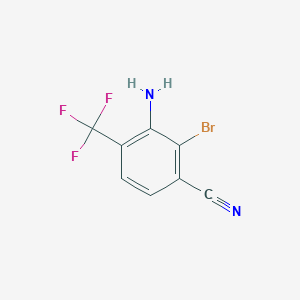 3-Amino-2-bromo-4-(trifluoromethyl)benzonitrile