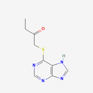 1-((9h-Purin-6-yl)thio)butan-2-one