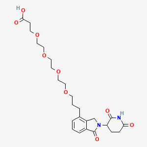 Phthalimidinoglutarimide-C3-O-PEG3-C2-acid