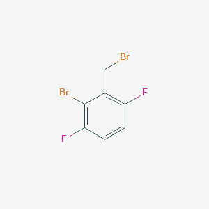 molecular formula C7H4Br2F2 B1477930 2-溴-3,6-二氟苄基溴 CAS No. 1805119-92-9