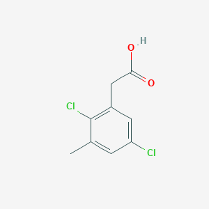 molecular formula C9H8Cl2O2 B1477939 2,5-Dichloro-3-methylphenylacetic acid CAS No. 1807180-82-0
